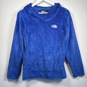 The North Face Women Osito Pullover Hoodie Blue Comfort Size S